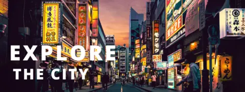 Explore the city of Tokyo Explore the city of Tokyo banner