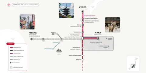 Kintetsu Rail Pass 1 Day including Aoniyoshi Express