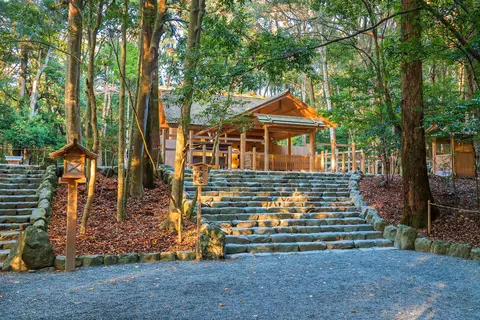 Un des bâtiments constituant Ise-Jingu Un des bâtiments constituant Ise-Jingu