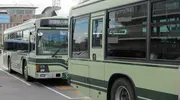 Kyoto buses near Tōji Temple