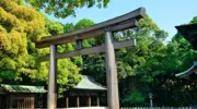 Entrée du temple du parc de Meiji jingu