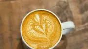 Seasonal latte at "The Lattest"