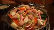 Chanko nabe with seafood