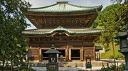 Le temple Kencho-ji, à Kita-Kamakura, le plus ancien temple zen du Japon.