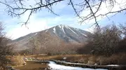 Mount Nantai on the heights of Nikko.