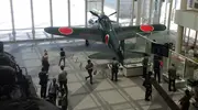 El famoso avión de combate Zero de la Segunda Guerra Mundial es la estrella de este museo.