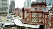 La façade de la gare de Tokyo