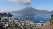 La bahía de Kagoshima.