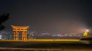 Torii of Itsukushima shrine in Miyajima