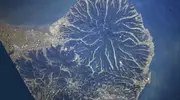 Vue satellite de la péninsule de Kunisaki