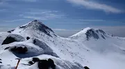 Le mont Norikura enneigé