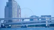 Vue de Odaiba depuis l'une des croisières ''Tokyo Cruise''