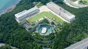 Le musée d'art Otsuka vu du ciel