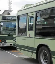 Kyoto buses near Tōji Temple
