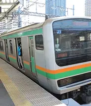 The Shōnan-Shinjuku Line connects Tokyo to the Shōnan coast