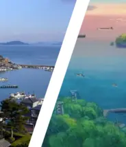 Ponyo sur la falaise est inspiré du village de pêcheurs de Tomonoura