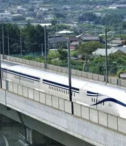 Maglev train on the Chuo Shinkansen Line, Japan