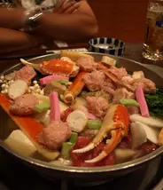 Chanko nabe with seafood