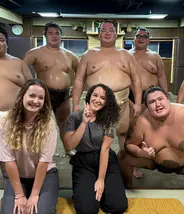 Notre équipe a rencontré les sumo !