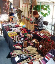Vendedores del mercado Jinya-mae.