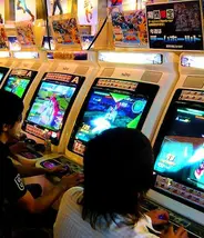 In Tokyo, Taito arcades (Akihabara) terminals together the most talented hardocre gamer.