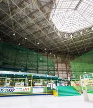 Entrée d'un batting center