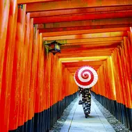 Visit Fushimi Inari, one of the most famous shrine in Kyoto