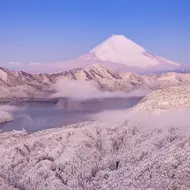 Mount Fuji im winter