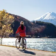 Biking around Mount Fuji