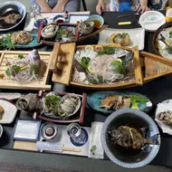 Traditional kaiseki dinner at the minshuku