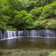 Shiraito Falls, a waterfall in Fujinomiya, Shizuoka Prefecture