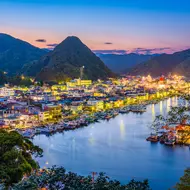 Izu Skyline, a 40 km toll road running along the ridgeline of the Izu Peninsula in Shizuoka Prefecture
