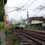 Train at Arashiyama Nakaoshitacho