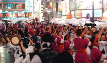 Dancing at a Matsuri in Tokyo