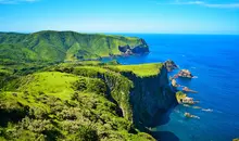 Cliffs overlooking the sea of the Oki Islands