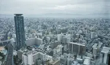 View of Osaka from Abeno Harukas 