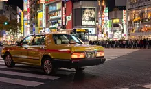 Taxi in Shibuya