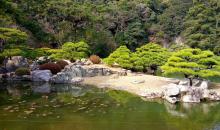 Pond at Ritsurin Garden, Shikoku