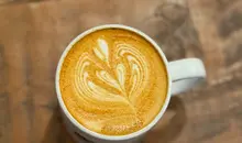Seasonal latte at "The Lattest"