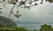 Lake Ikeda in Kagoshima is Kyushu's largest lake.