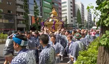 Suga Shrine Festival in Tokyo.