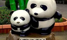 Le zoo d'Ueno a été le premier zoo japonais à recevoir un couple de panda chinois.