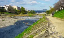 Las riberas del Kamogawa. 