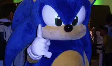 Sonic, la mascota de Sega, siempre está presente en el Tokyo Game Show.