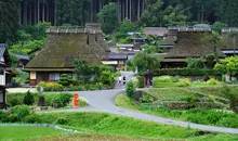 Las casas de paja del pueblo Miyama.