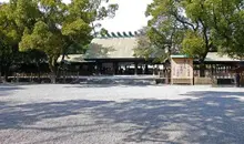 L&#39;ingresso al Santuario di Atsuta a Nagoya.