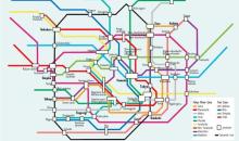 Mappa della metropolitana di Tokyo.