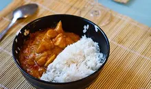 The curry rice, curry most eat in Japan