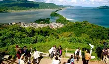 Vista sobre Amanohashidate.