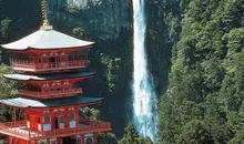 Le temple du Seigandôji et la cascade Nachi no taki.